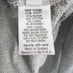 Michael Lauren  Silver Sparkly Open Shoulder Sweatshirt New Size XS Photo 5