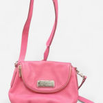 Marc Jacobs  Vibrant Pink Leather Q Natasha Crossbody Bag Photo 0