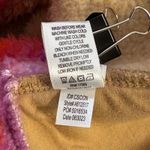 Koolaburra by UGG Fuzzy Vest L Hooded Sleeveless Orange Purple Brown Cozy Soft Size L Photo 8