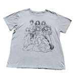 Disney Princess Shirt Women XXL Gray Short Sleeve Crew Neck Casual Top Classic Photo 5