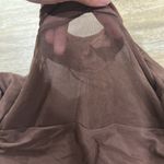 Brown Long Sleeve Turtleneck Top mock turtleneck Photo 1