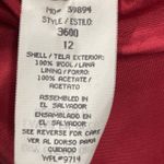 Sag Harbor  Womens 10 Blazer Red 100% Pure New Wool Jacket‎ One Button Lined Photo 7