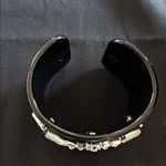 Lia Sophia  multi-shape rhinestone & resin EUC art deco style cuff bracelet. Photo 1