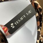 Tempt Me Leopard bikini top xxl halter style‎ padded NEW Photo 2