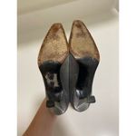 Stuart Weitzman slate gray silver shimmer evening heels pumps size 6 Photo 11