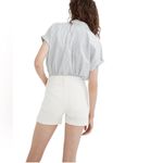 Madewell High-Rise Denim Shorts – White Photo 2