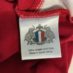 Franschhoek Cotton Red Polo Dress Size Small Photo 6