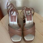 Dolce Vita Women's Wessi Strap Platform Sandals Caramel Brown Size 7 Photo 2