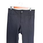 Anthropologie Maeve x  - The Colette Wide-Leg Cropped Pant Black Sz 32P Photo 2