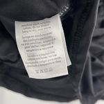 Rachel Parcell Top Size Large Ruched Fitted Mockneck Long Sleeve Black Spandex Photo 10