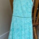 B Darlin B. Darlin mint lace floral halter neck mini dress! Photo 0