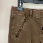 Polo Ralph Lauren burnished brown slim cargo zippered pants size 8 Photo 4
