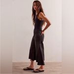 Free People NEW We The Ripple Patchwork Wide Leg Flare Cropped Jeans 26 LONG Photo 2
