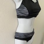 TYR Black and Gray Striped Women's Athletic 2 Photo 4