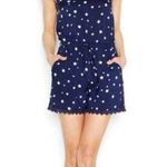 Levi's Navy Blue Star Printed Romper NWT Large Photo 5