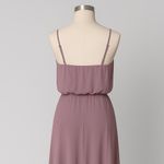Birdy Grey NWT Gwennie Bridesmaid Dress Women’s Size XS Dark Mauve Chiffon Photo 10