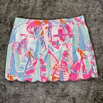 Lilly Pulitzer Colette Scallop Hemmed Skort Sz 0 Out To Sea Photo 8