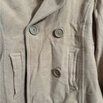 American Eagle Outfitters Tan Pea Coat with Structured Shoulders Photo 1