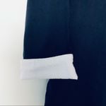 Loft Navy Blue Pullover Sweater with Faux White Shirt Sz M Petite Photo 5