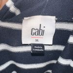 CAbi Boathouse navy striped nautical long M sweater Photo 4