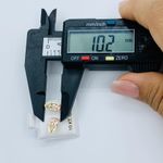 10k gold earrings studs Virgin Mary Studs 10mm Photo 5