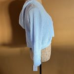 White Fawn Tilly’s  Light Blue Chenille Sweater Size XL Photo 3