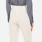 EXPRESS High Waisted Paperbag Belt Mom Pants Photo 1