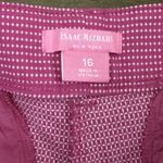Isaac Mizrahi  Women's Size 16 Pink White Shorts Inseam 5.5" Photo 2