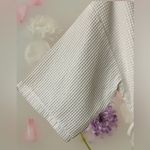 Luxor Linens "Hers" Egyptian Cotton Waffle Weave Spa Robe, White, OSFM White Size undefined Photo 2