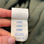 Hunter Green Military Hooded Sweatshirt Size Large. Photo 5