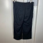 Athleta Cabo Linen Wide Leg Pant Black size 16 #447244 spring summer vacation Photo 5