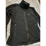 Columbia  Fleece Jacket Full Zip Up Black Womens M Medium Photo 2