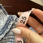 Free People | Blue We The Free Fairmont Waffle Oversized Pocket Tee Medium Photo 5