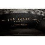 Ted Baker NWT Poppy Small Black Nappa Leather Satchel with Lock Detail Photo 6