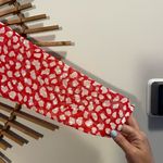 Free People Womens Frenchie Ruffle Wrap Dress Red & White Airy French Chic π«π· Photo 4