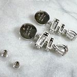 Miu Miu Pink Swarovski Crystal Post-Back Earrings Photo 2