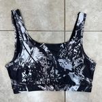 Mondetta Abstract Criss Cross Back Sports Bra in Black/Gray/White - XS/SMALL Photo 0