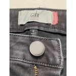 CAbi #3387 Destructed Slim Boyfriend Distressed Black Jeans Women's Size 2 Photo 4