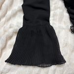 Adrianna Papell Black Whimsygoth Babydoll Long Sleeve Top Sz Xsmall Photo 4