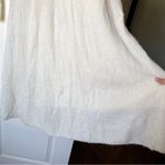 Vince Dress Textured Long Sleeve Crew Neck Ribbed Alpaca Wool Maxi Cream M NWT Photo 3