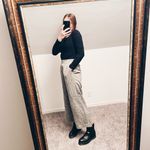 Rachel Comey Grey Chevron Pants NWT-size 4 Photo 2