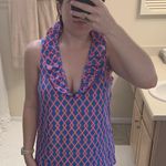 Mud Pie  Tunic Ruffle Collar Blouse Photo 3