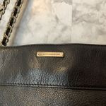 Rebecca Minkoff  Swing Double Chain Black Leather Shoulder Bag Women's Handbag Photo 1