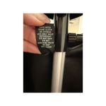 Alfani Mixed Media Faux Leather and Viscose Jacket Women's Size 1X Zipper Front Black Photo 7