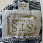 Sail To Sable Dress Shift Navy White Stripe L Preppy Nautical Stretch Capsule Photo 13
