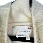 Anthropologie Elana Striped Tunic Sweater drop shoulder Cozy Knit Pocket Small S Photo 7