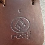 REEF Platform Leather Sandals Photo 2