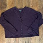 Eileen Fisher Women’s organic lightweight linen cropped cardigan sweater size sm Photo 0