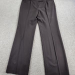Talbots ‎ Womens Pants 12 Brown Stretch Wide Leg Career Business Dress Trouser Photo 0