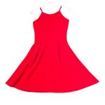 Olivia Rae  Halter Neck Mini Dress Womens Small Red Sleeveless Flare Party Date Photo 1